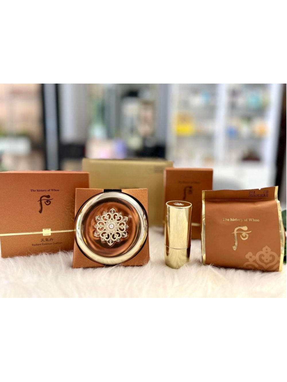 The History of Whoo Cheongidan Radiant Essence Cushion & Refill #23 K-beauty